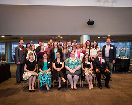 group photo of 2015 Steffensen Cannon Scholars