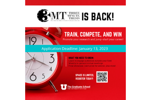 3 Minute Thesis (3MT) 2023 Registration is Open