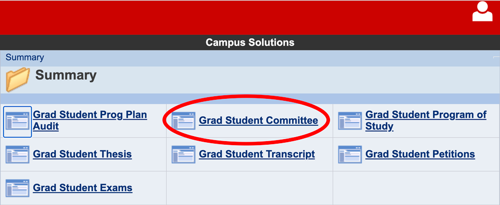 Grad Student Committee